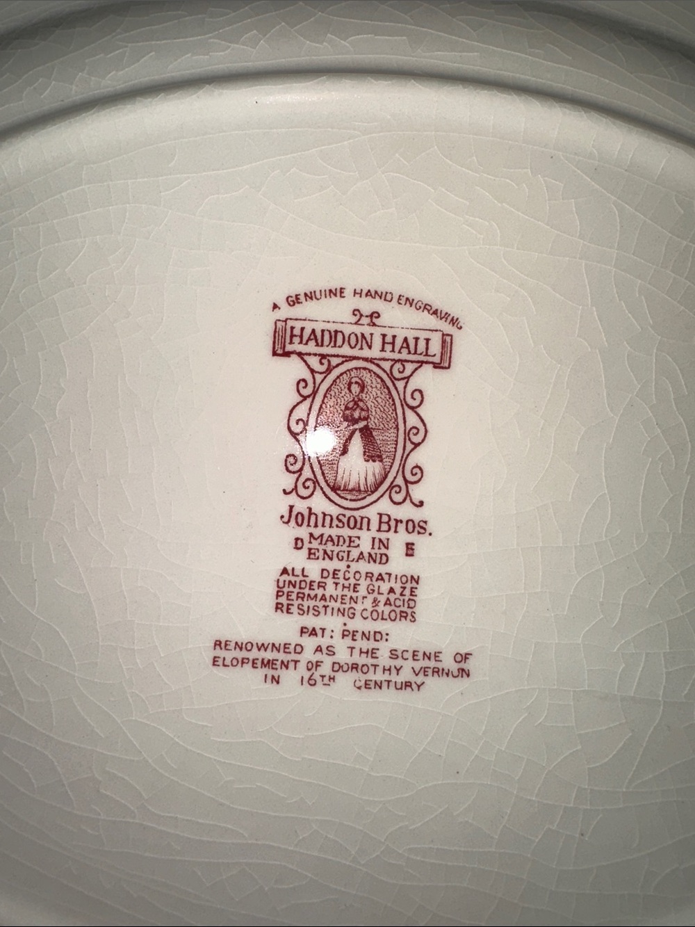 Vintage Johnson Bros Platter - Picture 2 of 3